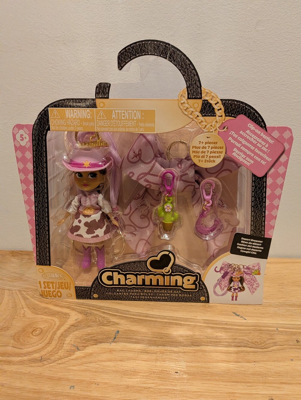 Cowgirl Fashion Doll Playset in Pink